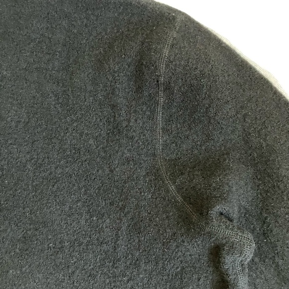 Charter Club Vintage 100% Wool Collared Cardigan Shacket Black Minimalist Sz 2X - Picture 12 of 16